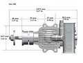 Miniatyrbilde 6 av 6: RCGF 26CC RE Bensinmotor Stinger