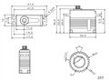 Miniatyrbild 2 av 2: KST X15-1208 Digital Metal Gear Servo