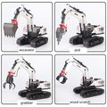 Miniatyrbilde 9 av 10: HuiNa Gravemaskin Hvit 22ch 2.4GHz 1:14