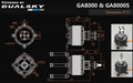 Miniatyrbilde 2 av 9: Dualsky GA8000.8 160KV 1150g 100cc