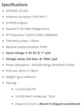 Miniatyrbilde 4 av 4: Mateksys ELRS-R24-P6 2.4GHz PWM Receiver