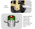 Miniatyrbild 9 av 10: Mini Crawler 4WD 1/43 Grå - RTR