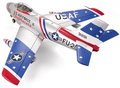 Miniatyrbilde 1 av 10: FMS 80mm F-86 Sabre Skyblazers EDF PNP