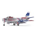 Miniatyrbilde 2 av 10: FMS 80mm F-86 Sabre Skyblazers EDF PNP