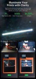 Miniatyrbilde 4 av 9: Panda Lux - Led Upgrade Kit Bambu Lab