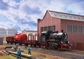 Miniatyrbild 3 av 3: Märklin Digitalt startset BR80 godståg