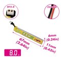 Miniatyrbillede 2 af 3: 1s   350mAh - 75C - CNHL HV Pizza BT2.0 5 stk.