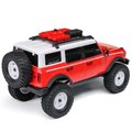 Miniatyrbilde 10 av 10: Axial SCX24 Ford Bronco Rock Crawler 4WD Red