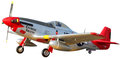 Miniatyrbilde 1 av 10: FMS P-51D Red Tail V8 1400mm PNP