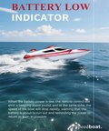 Miniatyrbilde 9 av 10: WLtoys Speed Boat 918 Red - Komplett