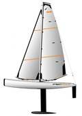 Miniatyrbillede 1 af 10: Joysway Dragon Flite 95 V3 - Sejlbåd PNP