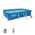Miniatyrbild 2 av 5: Bestway Steel Pro Frame Pool 300 x 201 x 66 cm m. filter pump