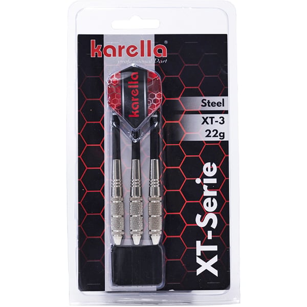 Karella XT-3 stålspetspilar 22 gram