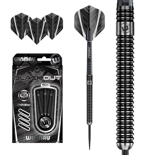 Winmau Blackout stålspetspilar