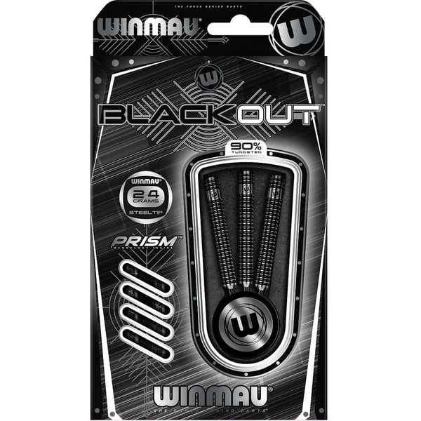 Winmau Blackout stålspetspilar