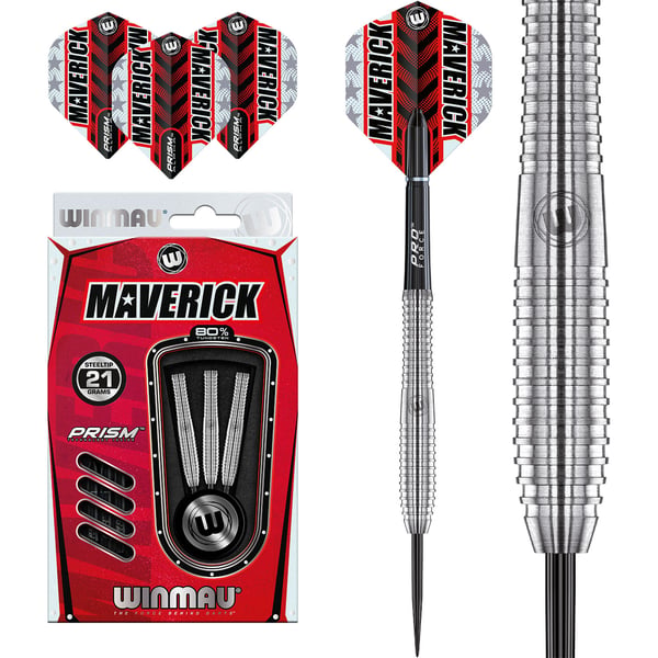 Winmau Maverick 80% wolfram stålspidspile