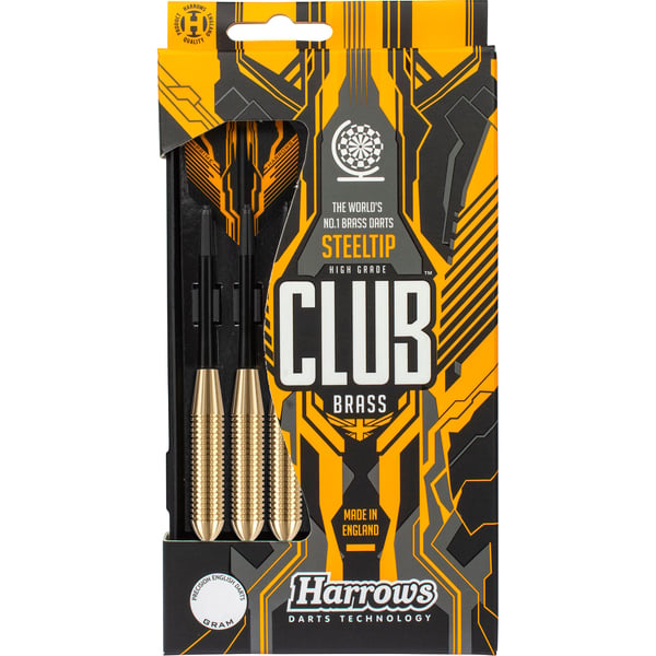Harrows Club Brass teräskärki tikkaa 22 grammaa