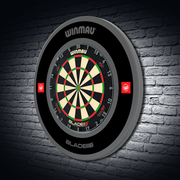 Winmau Pro Line 1.0 dartstaulun reunus, musta