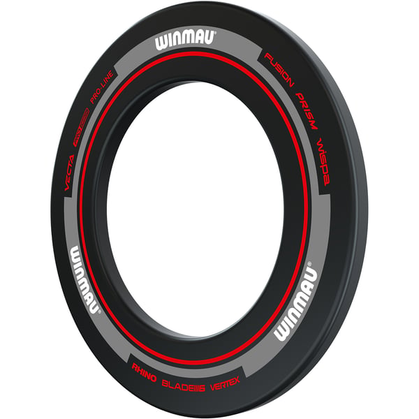 Winmau Advance dartskiveramme sort/rød