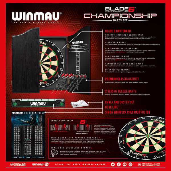 Winmau Blade 6 Championship tikkasarja