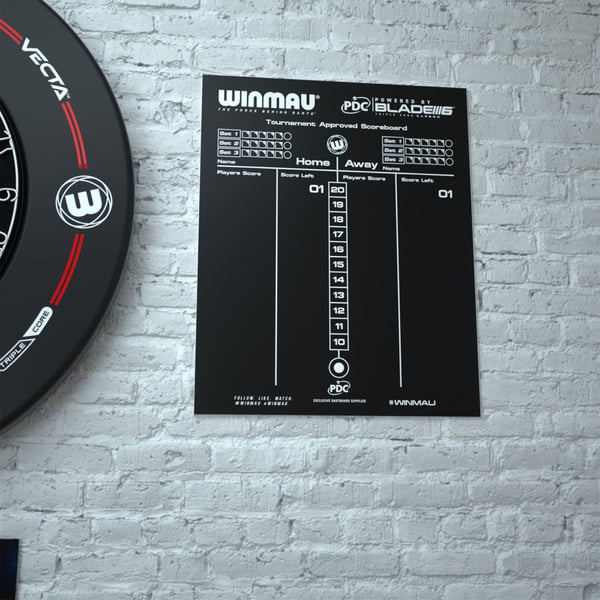 Winmau dart resultattavle