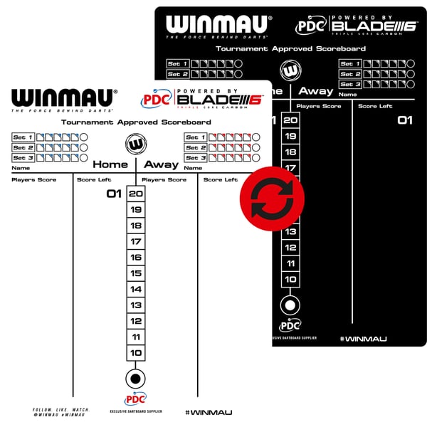 Winmau dart resultattavle
