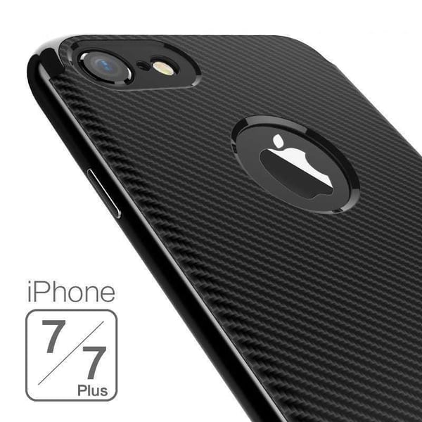 iPhone 7 Plus iskunkestävä suojus FullCarbon V2