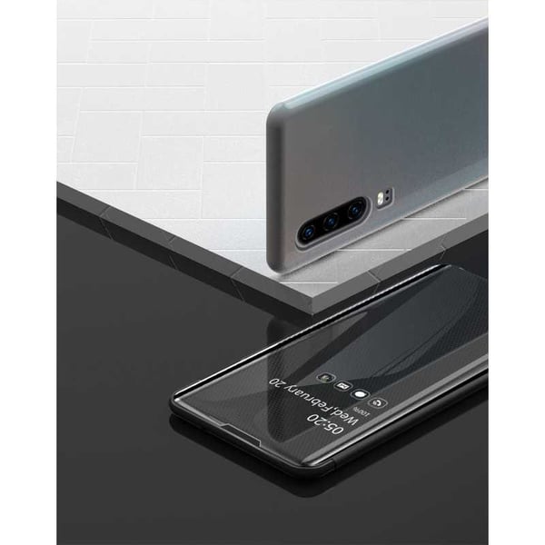 Huawei P30 Smart Flip Case Clear View Seisova V3 Rocket