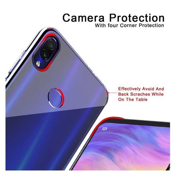 Redmi Note 7 iskuja vaimentava suojalasi takana