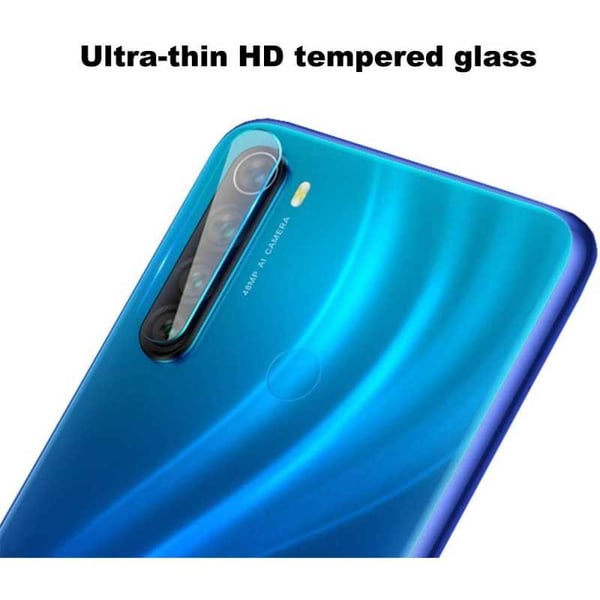 2-PACK Redmi Note 8 Kamera Linsskydd