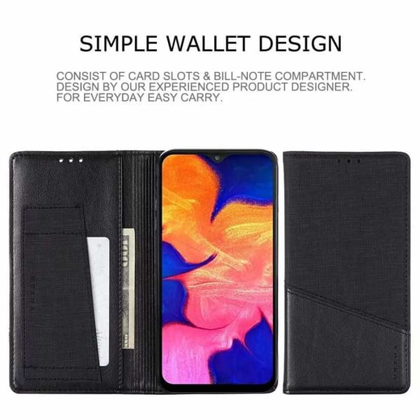 Samsung A10 tyylikäs PU-nahkakotelo RFID-estolla
