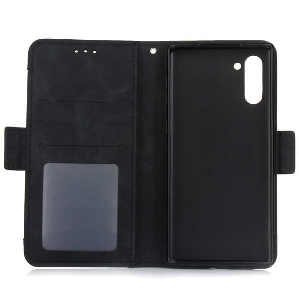 Samsung Note 10 -lompakkokotelo PU-nahkainen 6-TASKUT Winston V3