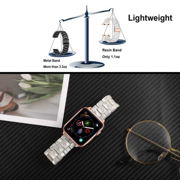 Apple Watch Series 6 40 mm Premium Resin Rannekoru - Leopardikuvio