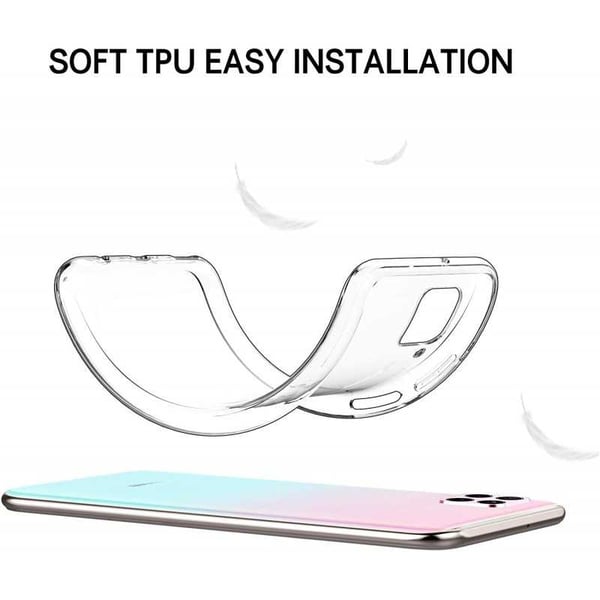 Huawei P40 Lite Iskunvaimennus Silicone Case Simple