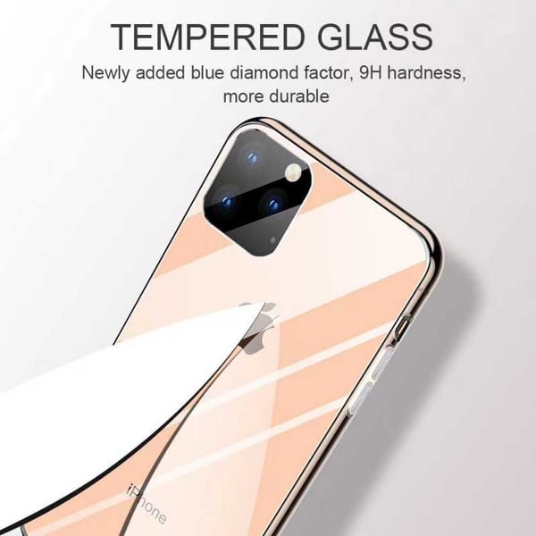 iPhone 12 Pro Max Iskunvaimentimen suojus 9H Karkaistu lasi Taka Glassback