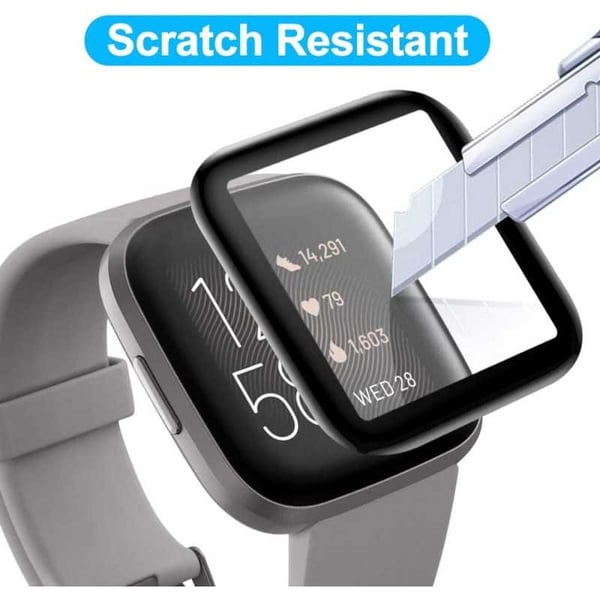 Fitbit Versa 3 FullFrame 3D karkaistu lasi 0,2mm 9H