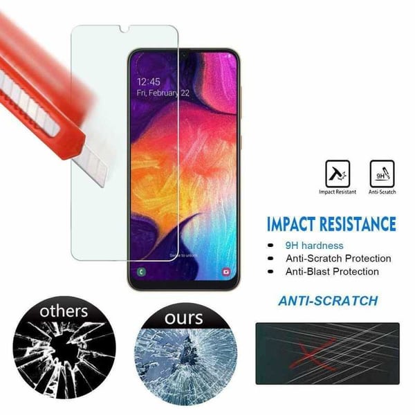 2-PACK Samsung A02s Härdat glas 0.26mm 2.5D 9H