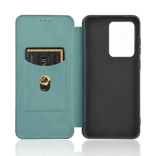 Samsung S20 Ultra Flip Case -korttipaikka CarbonDreams Green