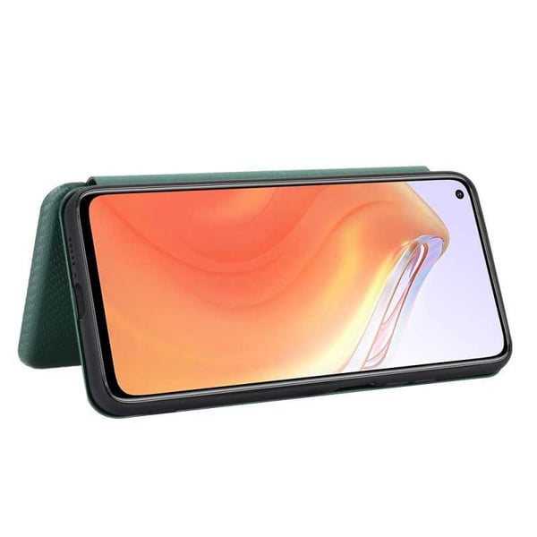 Xiaomi Mi 10T / 10T Pro Flip Case -korttipaikka CarbonDreams Green