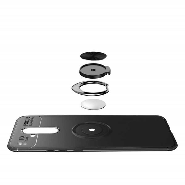 Mate 10 Lite käytännöllinen iskunkestävä kuori sormustelineellä V3