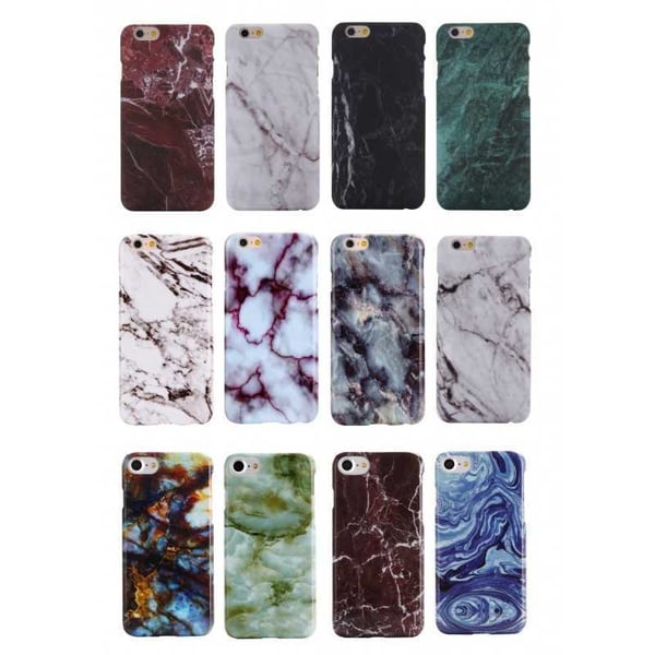 iPhone 7 Plus Marble Shell Slim Fit 3D Design