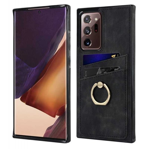 Samsung Note 20 Ultra -matkapuhelimen suojakuori korttitelineellä Retro V4