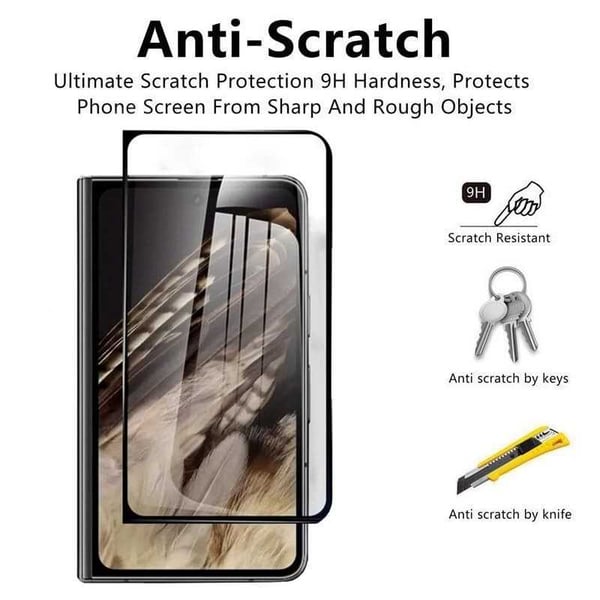 2-PACK Google Pixel Fold FullFrame 0,26 mm 9H karkaistu lasi