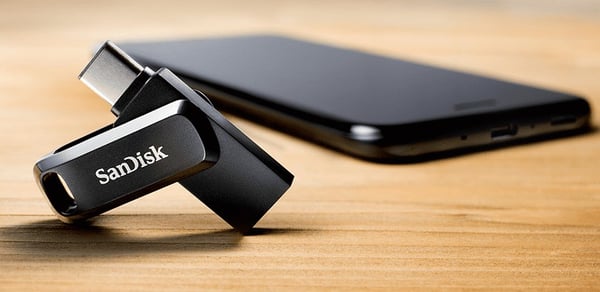 SanDisk Ultra Dual Drive Go USB-minne 32 GB USB Typ-A / USB Typ-C 3.2 Gen 1 (3.1 Gen 1) Svart