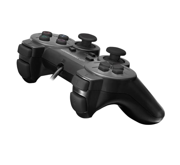 Esperanza EGG107K Peliohjain Gamepad PC, PlayStation 3 Analoginen/Digitaalinen USB 2.0 Musta