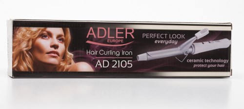 Adler AD 2105 Kiharrin Lämmin Metallinhohtoinen Valkoinen 25 W