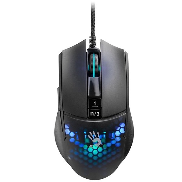 A4Tech BLOODY A4TMYS47113 L65 MAX RGB Honeycomb (aktiverad) mus USB Typ-A Optisk 12 000 DPI