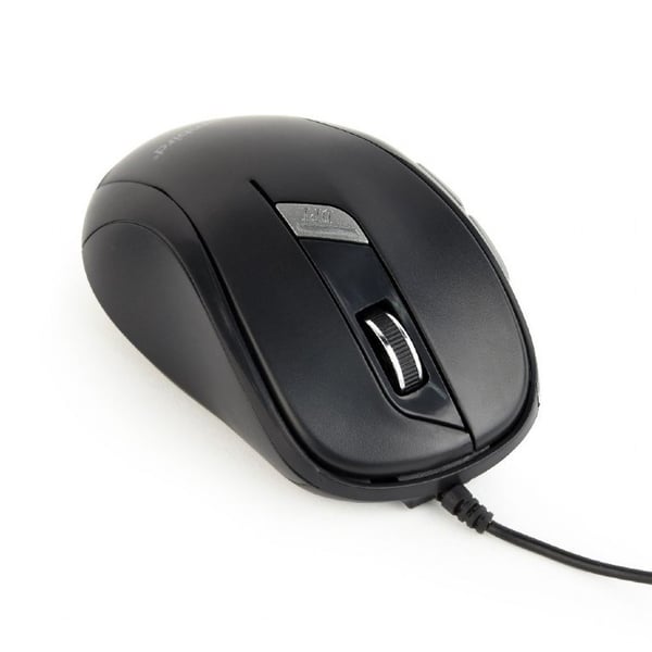 Gembird MUS-6B-01 mus Ambidextrös USB Typ-A Optisk 1600 DPI