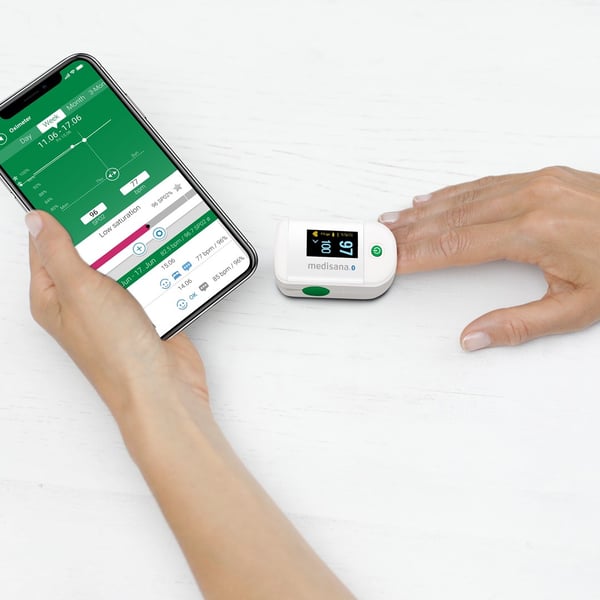 Pulsoximeter Medisana PM 100 connect