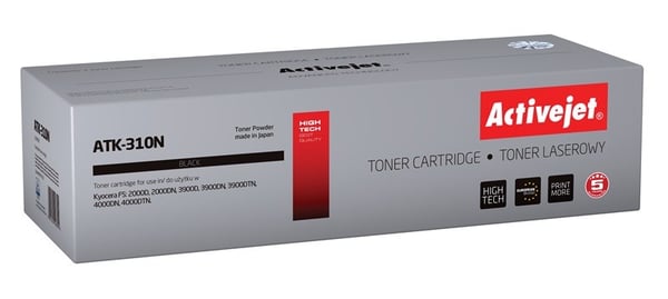 Activejet ATK-310N -värikasetti (Kyocera TK-310 -tulostimen vaihto; Supreme; 12 000 sivua; musta)